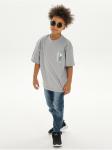Футболка "Пляж" серый мальчик