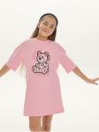 Платье домашнее "Мишка" розовый девочка