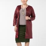 Платье, на молнии, текстиль, бордовый