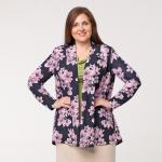 Кардиган, трикотаж, розовый