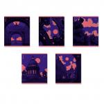 Тетрадь общая ученическая ErichKrause Neonsburg, 48 листов, клетка, печать пантоном_MIX-PACK