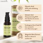 NEEMLI NATURALS Glycolic & Salicylic Acid Serum Сыворотка для лица с гликолевой и салициловой кислотами 15мл