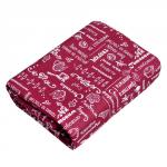 Скатерть декоративная 'Правила кухни' 145х145, рогожка, 100 % хлопок, 'Вишня ПК'