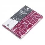 Скатерть декоративная 'Правила кухни' 145х145, рогожка, 100 % хлопок, 'Вишня ПК'