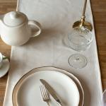 Дорожка декоративная 'Чистый хлопок' 40х145, саржа, 'Без красителей ВБ'