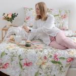 КПБ 'Традиция' дуэт, поплин, 100% хлопок, пл. 118 гр./кв.м., 'Лилия' Пододеяльник 146*217 (2 шт.), простыня 217*240, наволочка 70*70 (2 шт.)