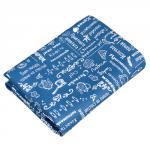 Скатерть декоративная 'Правила кухни' 145х145, рогожка, 100 % хлопок, 'Индиго ПК'