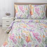 *КПБ Simple Life евро, бязь, 100 % хлопок, пл. 120 гр./кв.м., Floral (Флорал) Пододеяльник 205*217, простыня 240*217, наволочка 70*70 (2 шт.)