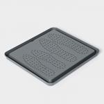 Лоток для обуви малый Darel plastic, 43.5?39 см, пластик, серый