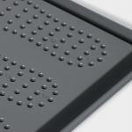 Лоток для обуви малый Darel plastic, 43.5?39 см, пластик, серый