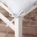 Подушка на стул Этель Home 42х42 см, цв. светло-серый, 100% хл, саржа 190 г/м2