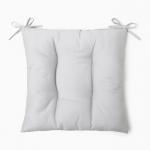 Подушка на стул Этель Home 42х42 см, цв. светло-серый, 100% хл, саржа 190 г/м2