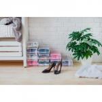 Короб для хранения обуви «Реноме», 32?19?10,5 см, прозрачный