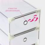 Коробки для обуви Доляна Large size, 3 шт, выдвижная, 21?33,5?12 см, белые