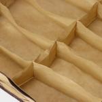 Кофр для обуви Доляна, 12 отделений, 65?54?10 см, бежевый