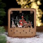 Декор с подсветкой «Новогодняя сказка», 14 ? 4 ? 22,5 см