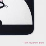 Коврик для ванной и туалета Доляна «Чёрная кошка», 40?60 см, рисунок МИКС