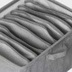 Органайзер для хранения белья LaDо?m, 9 ячеек, 25?33?16 см, серый