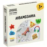 Аквамозаика ТРИ СОВЫ Главный герой, набор инструментов, трафареты, картонная коробка 12*12см, AQB_54288