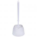 Ерш для унитаза OfficeClean, с подставкой, пластик, белый, 303066
