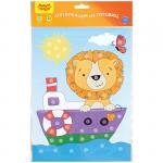 Аппликация из пуговиц Мульти-Пульти Лев, 21*29,5см, с раскраской, европодвес, BC_41534