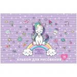 Альбом для рисования 16л., А4, на скрепке ArtSpace Стиль. Trendy design, эконом, А16ф_33621