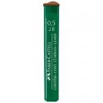 Грифели для механических карандашей Faber-Castell Polymer, 12шт., 0,5мм, 2B, 521502