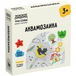 Аквамозаика ТРИ СОВЫ Кошкин дом, набор инструментов, трафареты, картонная коробка 12*12см, AQB_54279
