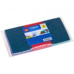 Губки для посуды OfficeClean Maxi, поролон с абразивным слоем, 9*6,5*2,7см, 3шт., 248560