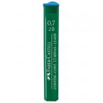 Грифели для механических карандашей Faber-Castell Polymer, 12шт., 0,7мм, 2B, 521702