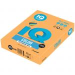 Бумага IQ Color neon А4, 80г/м2, 500л. (оранжевый неон), NEOOR