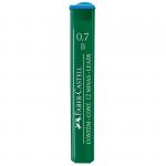 Грифели для механических карандашей Faber-Castell Polymer, 12шт., 0,7мм, B, 521701
