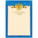 Благодарственное письмо А4, BG, мелованный картон, Б4_61452