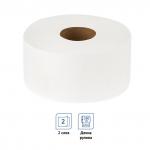 Бумага туалетная OfficeClean Premium 2-слойная, мини-рулон, 200м/рул., мягкая, тиснение, белая, 300441