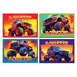 Альбом для рисования 08л., А4, на скрепке BG Monster, АР4ск8 10947