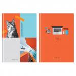 Бизнес-блокнот А5, 80л., BG Котофис мечты, soft-touch ламинация, ББ5т80_лс 12125