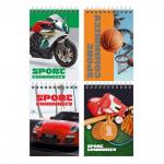 Блокнот А6 40л. на гребне BG Sport community, Б6гр40 12213