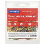 Банковская резинка  100г OfficeSpace, диаметр 80мм, ассорти, европодвес, 333905