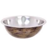 Миска из нержавеющей стали 0,7л 18см цвет Антик