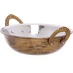 Сковорода Кадхай из нержавеющей стали 14см цвет Антик