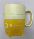 Кружка пластиковая 500мл Машинка, микс цветов