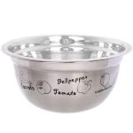 Миска из нержавеющей стали 2,6л 24*11,2см с рисунком