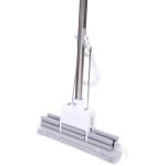 Швабра  с губкой ПВА металлическая ручка 90-110 см(отжим двойной ролик, насадка 27см)
