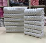 Полотенце махровое 400 г/мкв 50*85 "LINES" Кремовый АГХ