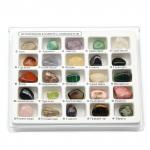 Коллекция минералов 25 самоцветов. в блистерной упаковке, (19-9)