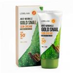 LEBELAGE Anti-Wrinkle Gold Snail Sun Cream SPF 50+ PА+++, 70ml