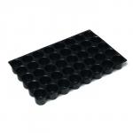 Мини-парник для рассады, 57 ? 36 ? 13.5 см, 1 вставка, 40 ячеек, Greengo