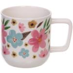 Кружка керамическая 390мл Цветочный рай, микс рисунков
