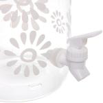 Кувшин пластиковый 3,8л Летний микс в наборе с 4-мя стаканами 650мл