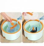 Набор для уборки СелфиИдеальная уборка(ведро с отжимом, швабра, две насадки) в цветной коробке